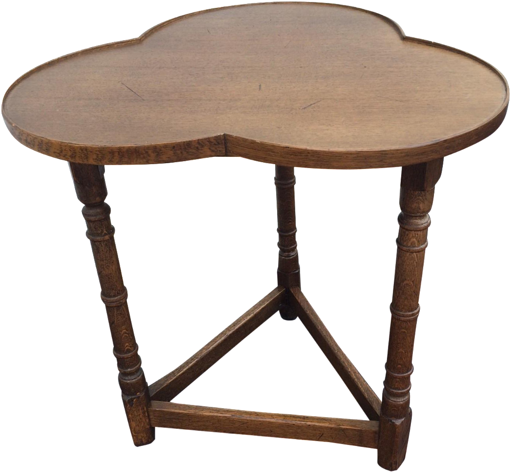 Three Leaf Clover English Oak Table - Kitchen & Dining Room Table (1292x1119), Png Download