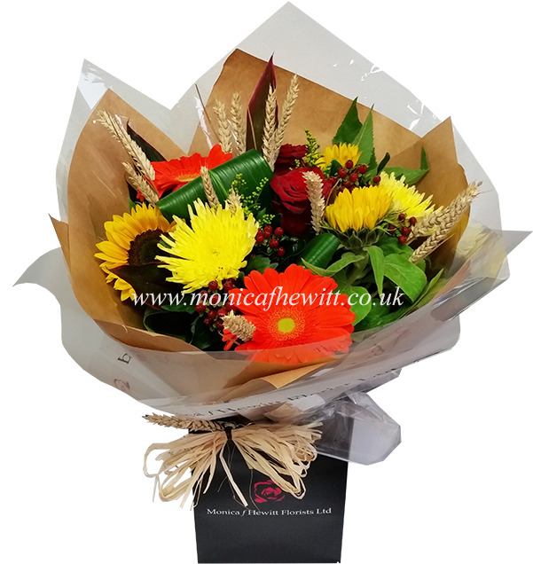 Autumn Bouquet - Autumn (600x646), Png Download