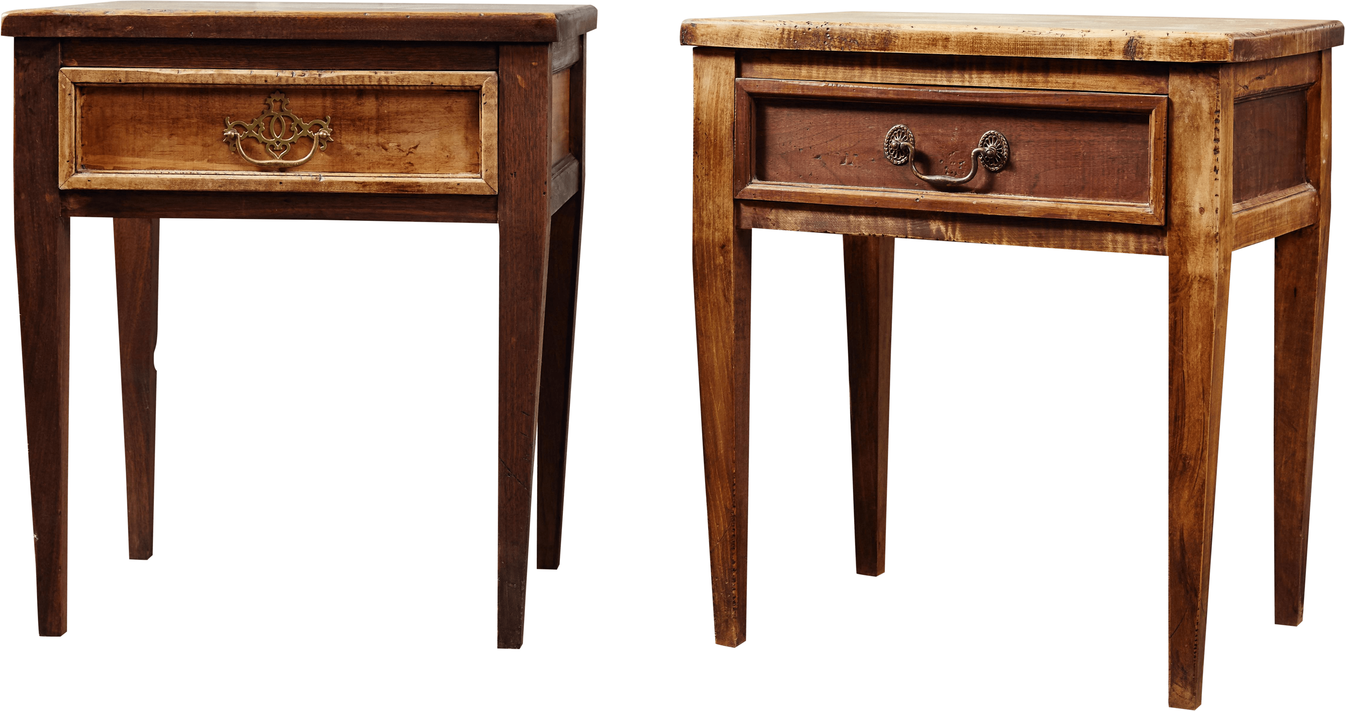 Small Nightstandbedside Table Small Nightstand Lamps - Nightstand (5488x3659), Png Download