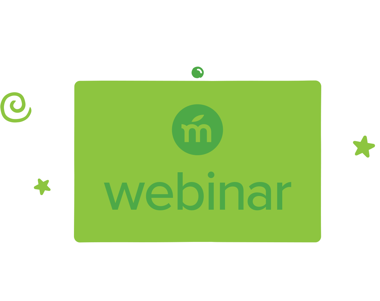 White Laptop With A Mango Languages Logo And 'webinar' - Oak Park Pediatrics (1400x1000), Png Download