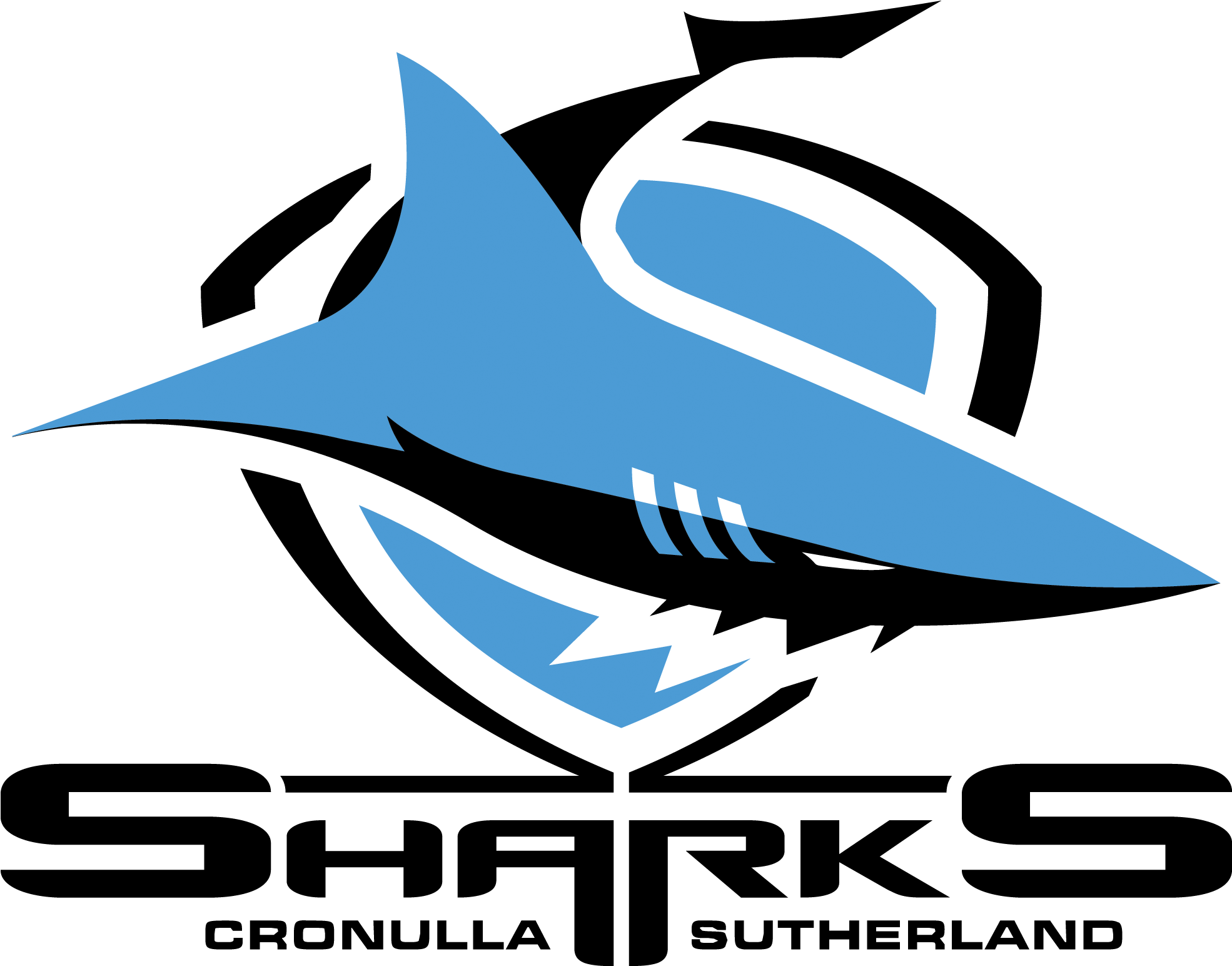 Cronulla Sharks Badge (2000x2000), Png Download
