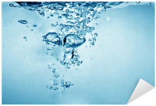 Vinilo Pixerstick Burbujas De Agua De Fondo • Pixers® - Drop (400x400), Png Download