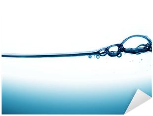 Vinilo Pixerstick Burbujas De Agua En La Superficie - Graphic Design (400x400), Png Download