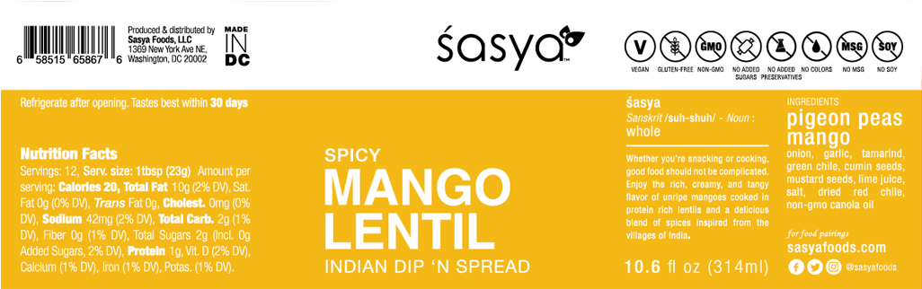 Sasya Indian Dip Salsa Spicy Gluten Free Vegan Healthy - Salsa (1028x1028), Png Download