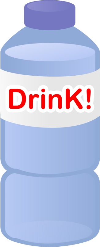 Water Bottle Clipart - Free Clipart Of Water Bottle (326x800), Png Download