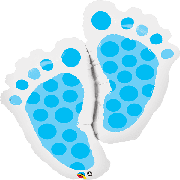 Zoom - Baby Feet Balloon Bouquets (600x600), Png Download