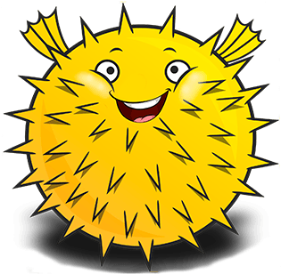 ¡recuerda Amig@ Bucea Siempre Con Seguridad Y Respeta - Pufferfish Vector (400x356), Png Download