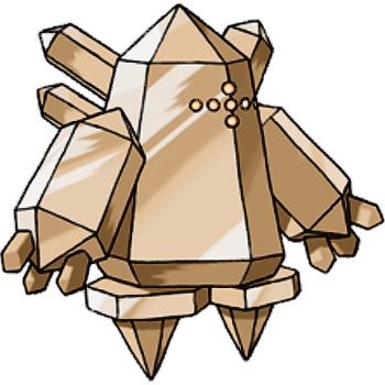 378 Regice Stone - Pokemon Regice (350x350), Png Download