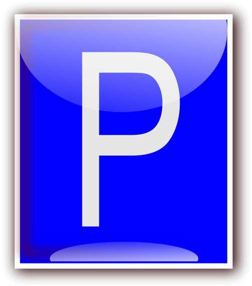 Parking Clipart Png - Parking Sign (568x600), Png Download