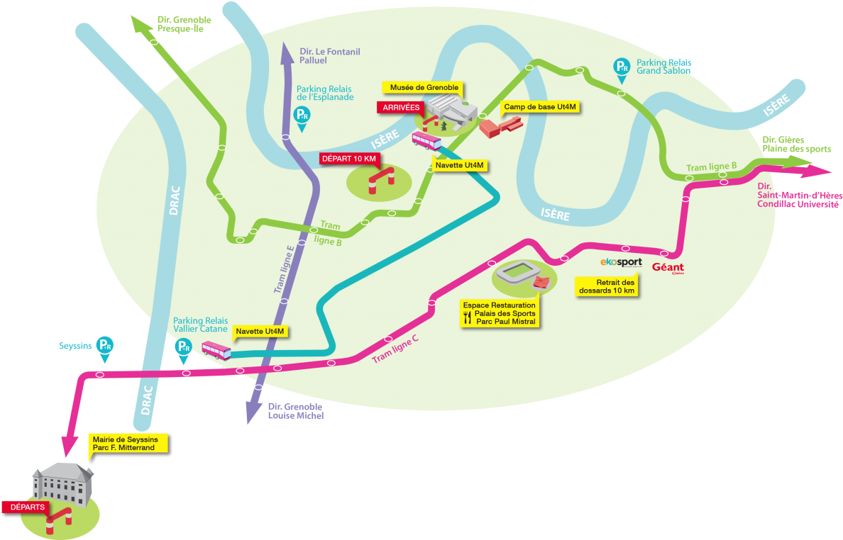 Parking In The Relay Car Parks Is Free For Holders - Diagram (1200x763), Png Download