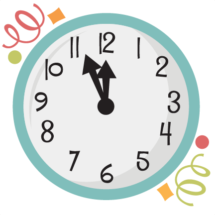 New Years Eve Clock Clnew Years Clock Png - New Years Eve Clock Clipart (432x432), Png Download