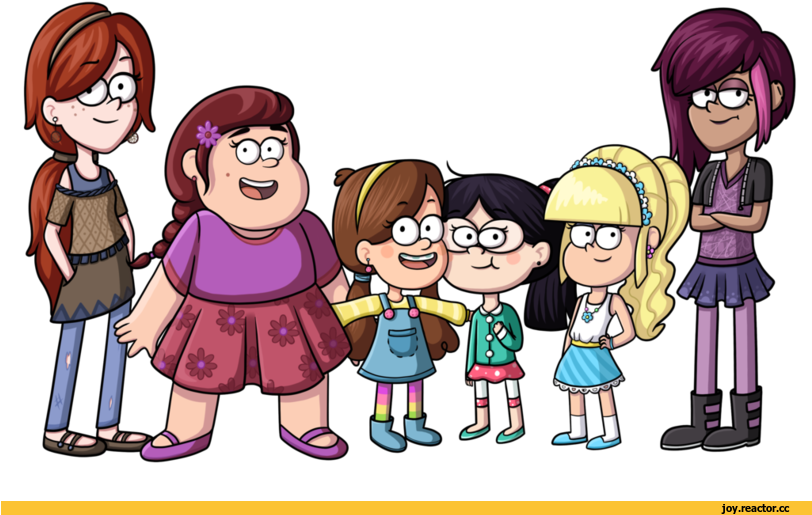 I Really Like How Pacifica, Tambry An Wendy Look Like - Willkommen In Gravity Falls Tambry (811x541), Png Download