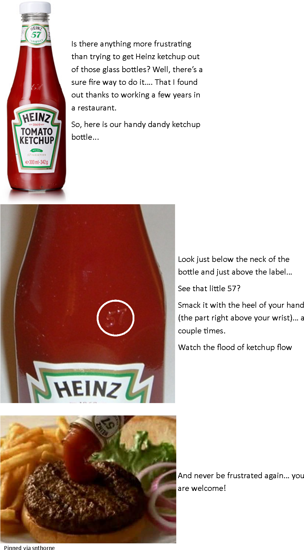 How To Get Ketchup Out Of A Glass Bottle Heinz Ketchup Full Size Png Download Seekpng