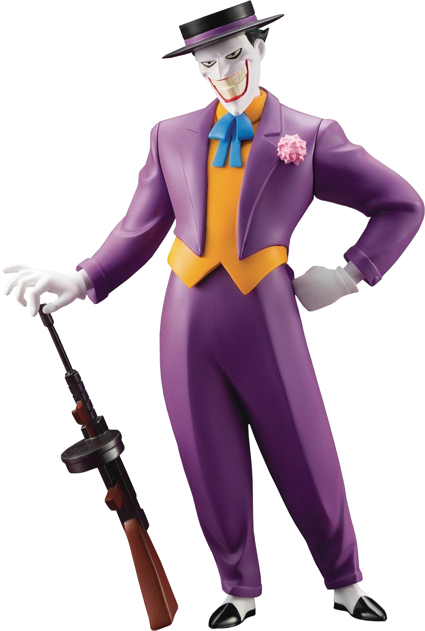 Batman - - Batman The Animated Series Joker Statue (857x1273), Png Download