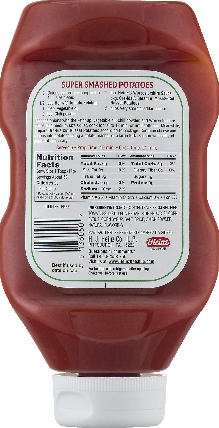 Salsa De Tomate Heinz - Tomato Sauce (923x1800), Png Download