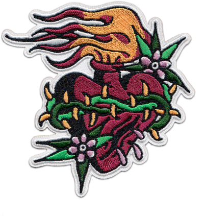 'lindauer Sacred Heart' Patch ' - Heart (465x480), Png Download
