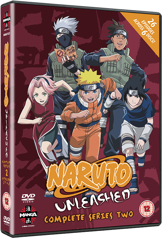 Naruto Unleashed Complete Series - Naruto Unleashed Complete Series 2 Dvd (530x795), Png Download