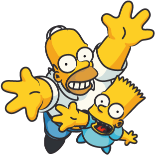 Los Simpson Png Logo (400x400), Png Download