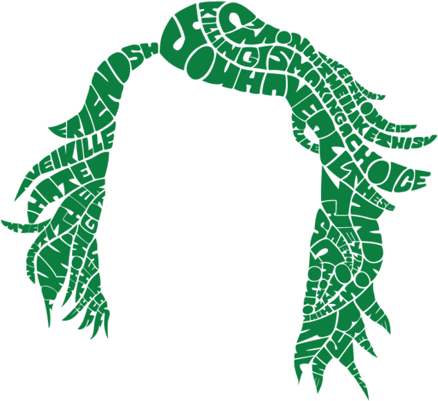 Joker Hair Png - Illustration (752x1063), Png Download