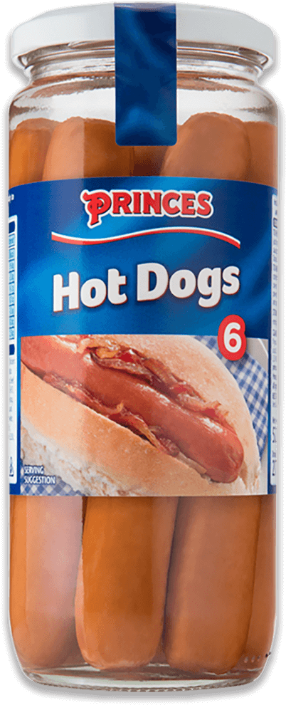 Glass Jar Hot Dogs - Princes 8 Hot Dogs In Brine 400 G (1020x1020), Png Download