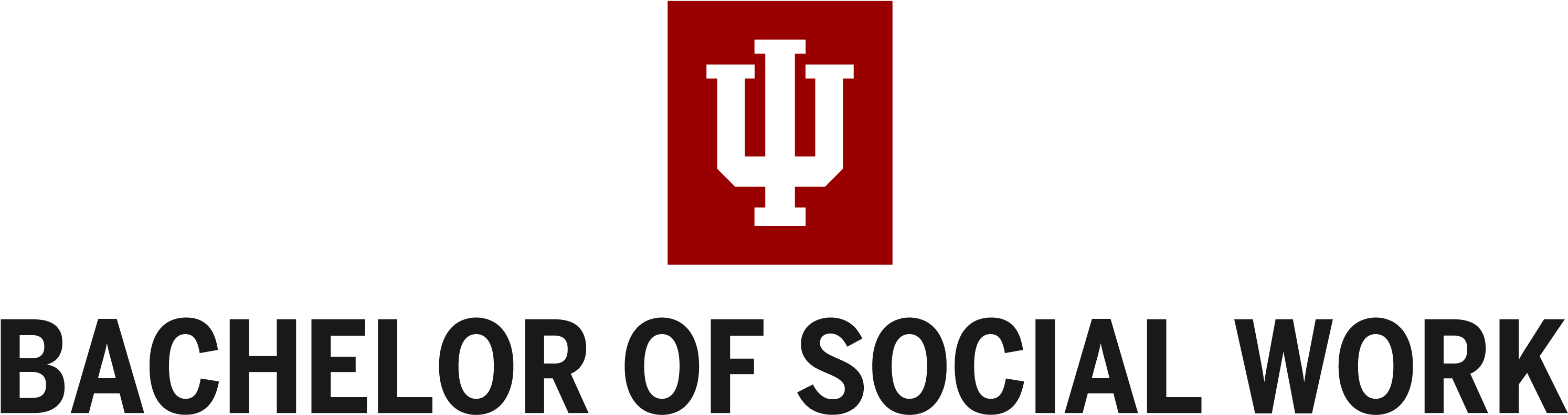 Bachelor Of Social Work - School Of Public And Environmental Affairs Logo (3101x1108), Png Download