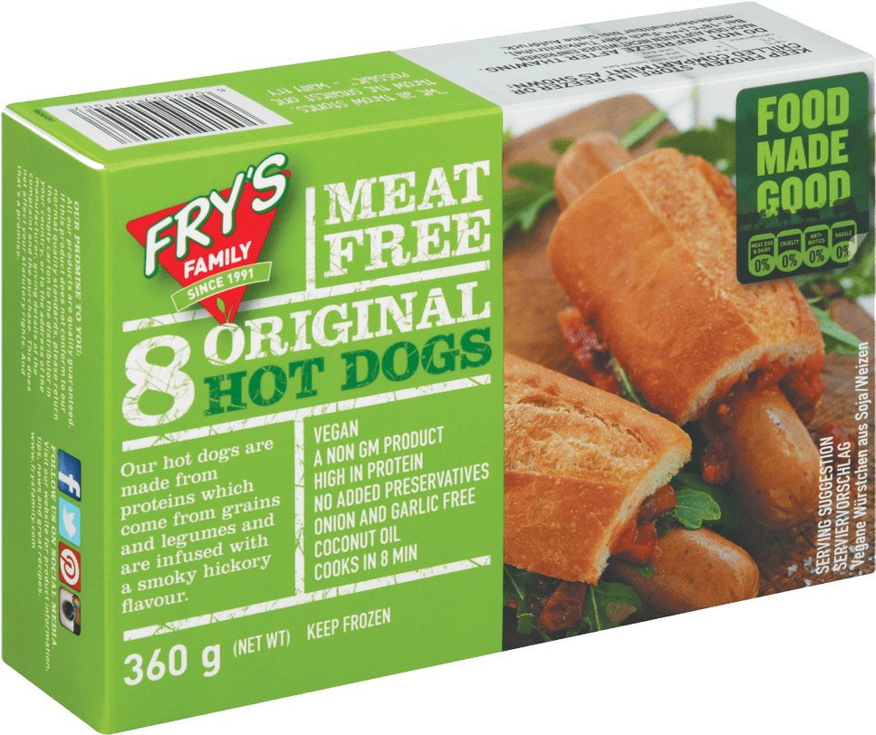 Frys Family Foods Hot Dogs (1000x839), Png Download