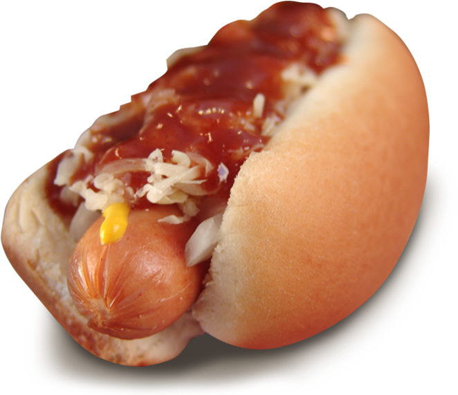 270 Calories - Chili Dog (758x612), Png Download