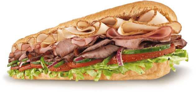 File - S00bway - Foot Long Sub (640x335), Png Download