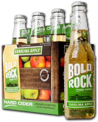 Bold Rock Carolina Apple Cider 6pk - Bold Rock Cider Carolina Apple (400x400), Png Download