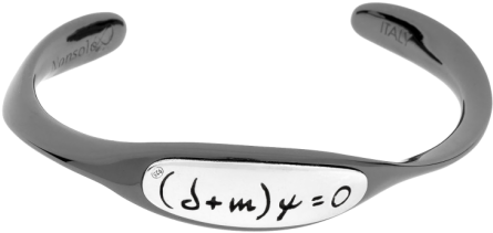 Dirac Bangle In Bronze W/ 925 S - Body Jewelry (500x500), Png Download