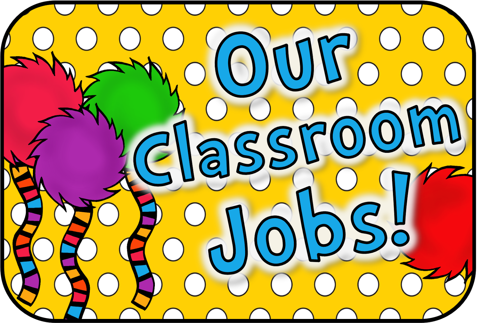 The Teaching Sweet Shoppe Fun And Whimsical Dr - Class Room Jobs (1600x1162), Png Download