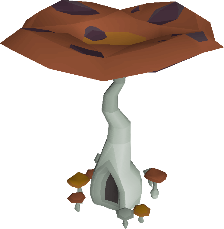 Magic Mushtree - Old School Runescape (743x758), Png Download
