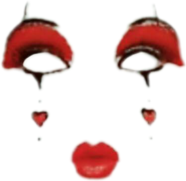 Makeup Harleyquinnmakeup Harleyquinn Facepaint Femalejo Cosmetics Full Size Png Download Seekpng