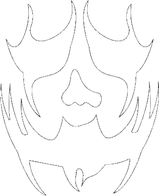 Ggallin6969's Image - Boondox Face Paint Tattoo (325x400), Png Download