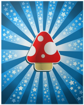 Psilocybin Mushroom (400x400), Png Download