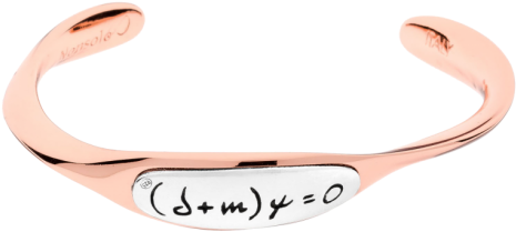 Dirac Bangle In Bronze W/ 925 S - Metal (500x500), Png Download