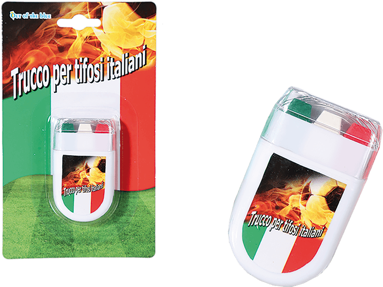 Italy Fan Face Paint In Crayon Case (945x709), Png Download