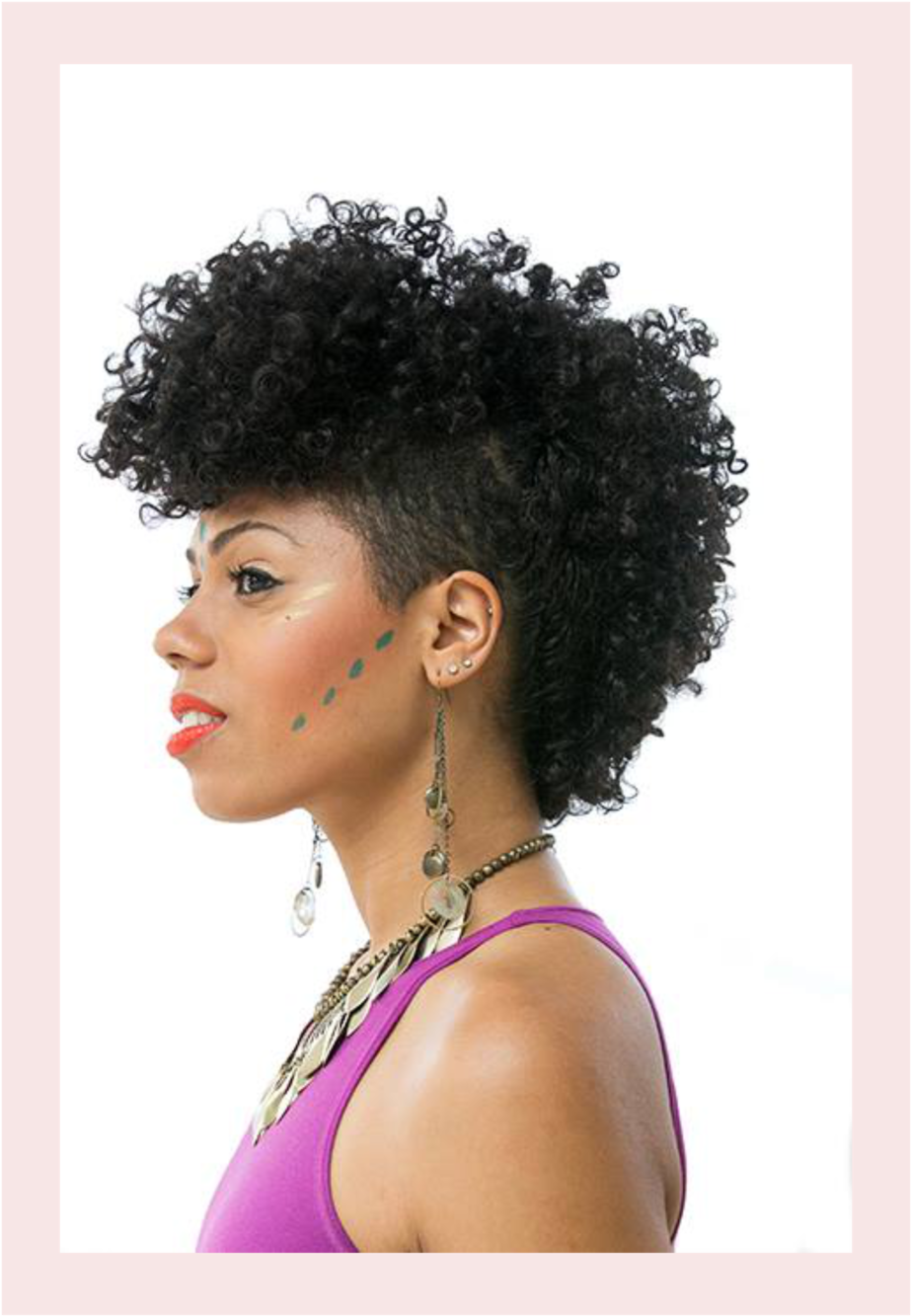 Face Paint - Afro (1000x1498), Png Download