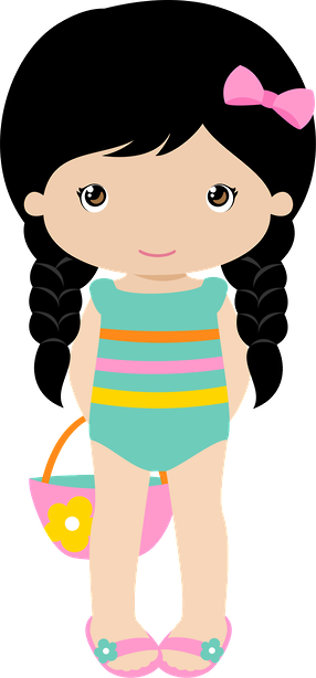 *✿**✿*acuatico*✿**✿* - Girls Pool Party Png (286x614), Png Download