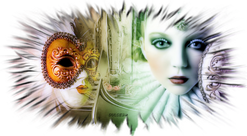 Son Los Arlequines Y Sus Mascaras Son Las Preferidas - Girl (800x442), Png Download