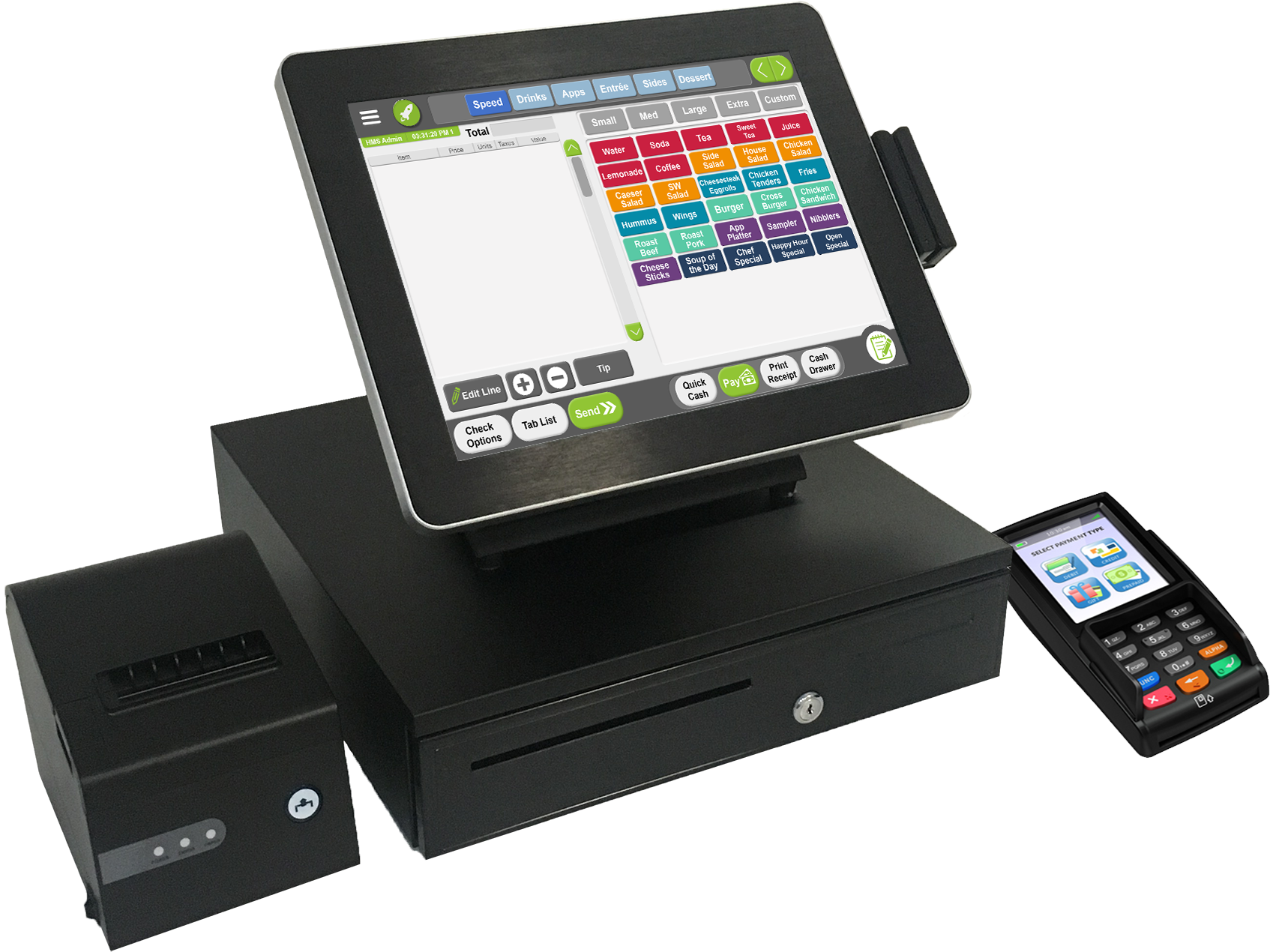 Point Of Sale Workstation - Point Of Sale Png (1793x1327), Png Download