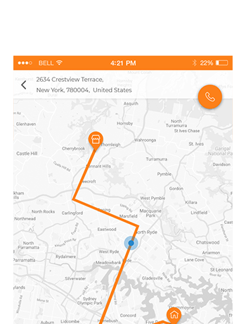 Food Ordering System - Food Delivery Boy App (350x460), Png Download