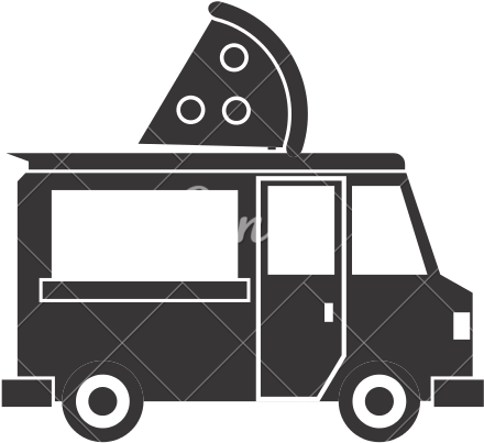 Delivery Clipart Food Truck - Vector Graphics (550x550), Png Download