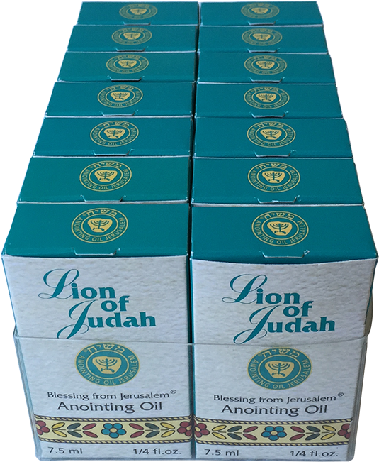 Case Of Lion Of Judah Anointing Oil By Ein Gedi - Lion Of Judah Anointing Oil (650x650), Png Download