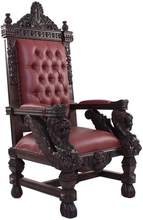 Mainly Because Of The Lion Of Judah Theme, These Hand - Church Pastor Chairs (559x800), Png Download