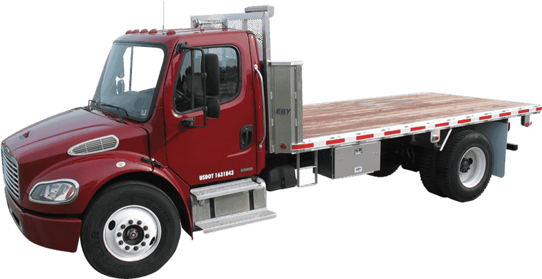 Flatbed - Flatbed Truck (1000x855), Png Download