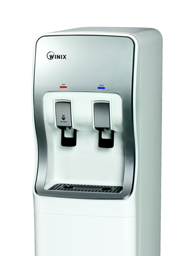 Keep Your Customers Happy And Hydrated With Our Range - Winix Floor Standing Hot And Cold Water Cooler Wcd-3d (450x516), Png Download