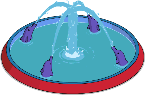 Marine World Fountain Menu - Menu (507x405), Png Download