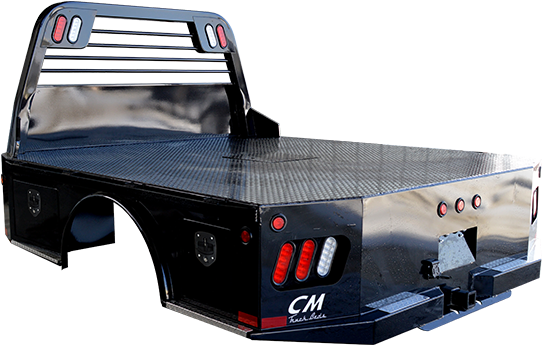 Cm Sk 8'6/84/56/38 Gm 2rtb Scratch & Dent Truck Bed - Cm Bale Spike Bed (570x362), Png Download