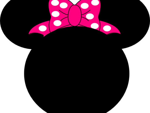 Mickey Mouse Clipart Pink - Minnie Mouse Black Face (640x480), Png Download